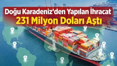 Doğu Karadeniz'den yapılan ihracat 231 milyon doları aştı