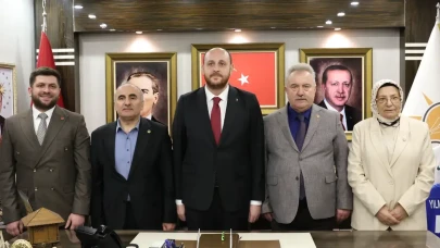 AK Parti Rize İl Başkanlığı’na Ahmet Büyükgümüş’ten Ziyaret