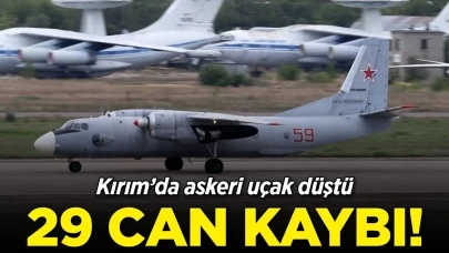 Rus Askeri Uçağı Kırım'da Düştü: 29 Ölü