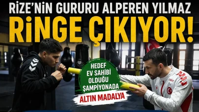 Rize’nin Gururu Alperen Yılmaz Ringe Çıkıyor: Hedef Ev Sahibi Olduğu Şampiyonada Altın Madalya