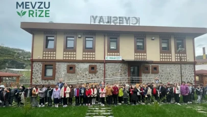 Rize Yeşilay, Çocuklara Sağlıklı Yaşam Konusunda Eğitim Veriyor