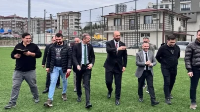 İyidere'de Spor Yatırımları İncelendi, Gençler İçin Yeni Projeler Geliştiriliyor