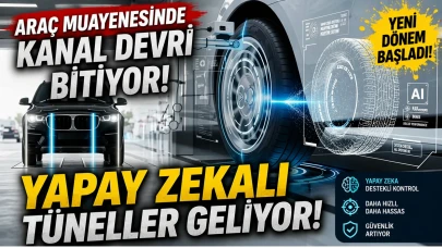 Araç muayenesinde kanal devri bitiyor: Yapay zekalı tüneller geliyor