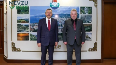 Rize'de Vali İhsan Selim Baydaş, Yoğun Misafir Akınına Ev Sahipliği Yaptı