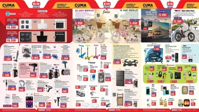 BİM'de 17 Nisan Cuma Fırsatları: Bisiklet, Ankastre Set ve Daha Fazlası Raflarda!