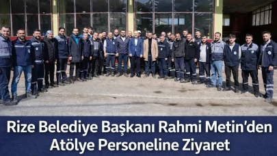 Rize Belediye Başkanı Metin, teknik ekiple bir araya gelerek hizmetleri değerlendirdi