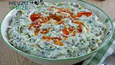 Doya doya kilo verin! Yaza dair her şey bu tabakta: semizotu, yeşil mercimek nane