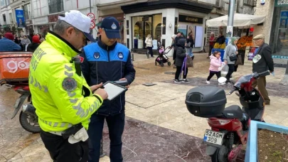 Ordu'da Kapalı Caddelerde Motosiklet Denetimi Gerçekleştirildi!