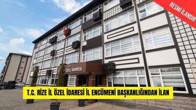 RİZE İL ÖZEL İDARESİ YOL BAKIM-ONARIM İŞİ YAPTIRILACAKTIR