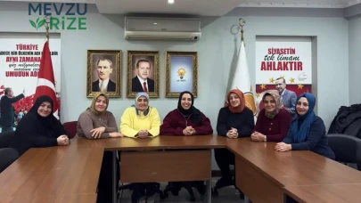 AK Parti Çayeli Kadın Kolları'ndan Güç Birliği Vurgusu: İstişare Toplantısı Düzenlendi