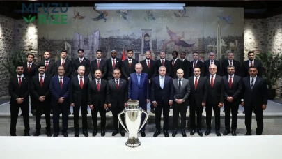 Şampiyon Galatasaray’dan Cumhurbaşkanı Erdoğan’a ziyaret