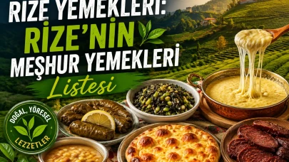 Rize Yemekleri: Rize'nin Meşhur Yemekleri Listesi