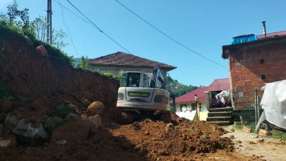Güneysu Belediyesi Fen İşleri Ekipleri Sahada Çalışmalarını Sürdürüyor