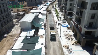 Akpınar yolunun bir bölümü bayram öncesi yaya trafiğine açıldı