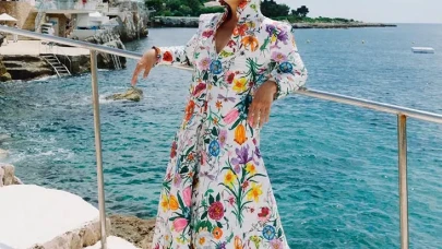 Sibel Can, Cannes'da zarafeti ve cesur stiliyle dikkatleri üzerine çekti!