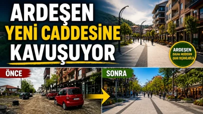 Ardeşen'e Müjde: Yeni Caddesine Kavuşuyor