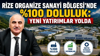 Rize Organize Sanayi Bölgesi’nde %100 Doluluk: Yeni Yatırımlar Yolda