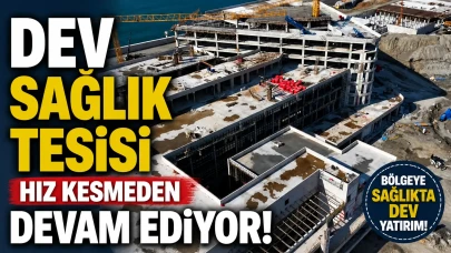 Rize'nin dev projelerinden biri olan Rize Şehir Hastanesi inşaatında kaba inşaat büyük ölçüde tamamlanırken, ince işçilik ve teknik imalatlar yoğun şekilde devam ediyor.