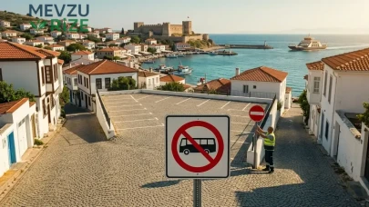 Bozcaada'da Yaz Döneminde Araç Girişine Kısıtlama: 19-32 Yolcu Kapasiteli Otobüsler Girişi Yasaklandı!