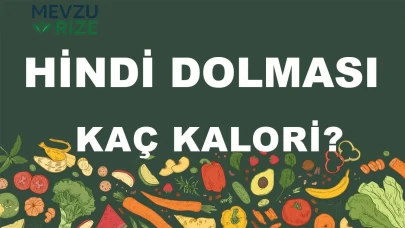 Hindi Dolması kaç kalori? Hindi Dolmasının besin değerleri neler?
