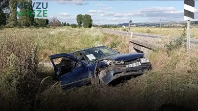 Tokat'ta Trajik Kaza: Şarampole Düşen Araçta 1 Kişi Hayatını Kaybetti