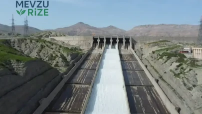 Büyük Barajda Su Tahliye İşlemleri Başlatıldı
