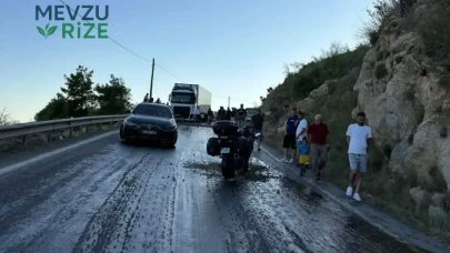 Mersin'de Bir Damla Mazot Trafik Kazasına Sebep Oldu: Dört Araç Birbirine Çarptı!