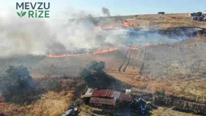 Silivri Kırsalında Çıkan Yangın Kontrol Altına Alındı!
