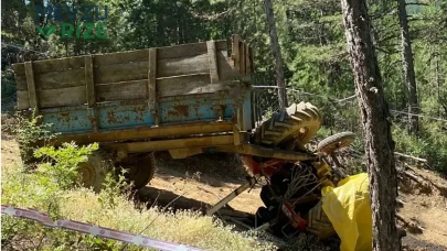 Traktör Kazası: 1 Kişi Hayatını Kaybetti, 1 Kişi Yaralandı