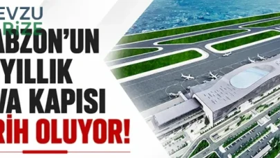 Trabzon'un 69 yıllık hava kapısı tarih olacak: 100 milyon ton kaya ile Trabzon'a yeni havalimanı inşa edilecek