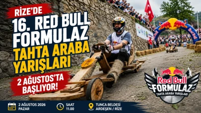 Rize'de 16. Red Bull Formulaz Tahta Araba Yarışları 2 Ağustos'ta Başlıyor