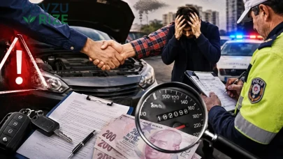 İkinci el otomobilde büyük tuzak: Yaptığı akıllara durgunluk verdi yakalanınca cezayı yedi