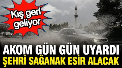 AKOM'dan Uyarı: Gök Gürültülü Sağanak Yağmur Geliyor, 12 Kg Yağış Bekleniyor!