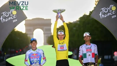 Tour De France'da zafer Tadej Pogacar'ın oldu
