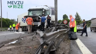 Pendik'te TIR Bariyerlere Çarptı: Ankara Yönünde Trafikte Aksama Yaşandı
