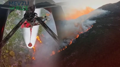 Antalya'nın Kaş İlçesinde Orman Yangını: Havadan ve Karadan Yoğun Mücadele Devam Ediyor
