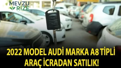 İcradan Satışa Çıkan 2022 Model Audi A8 Fırsatı!