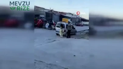 Afyonkarahisar’da genç kadın sinirlendiği erkek arkadaşının aracına çekiçle saldırdı