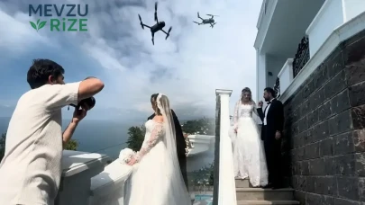 Rize'nin Sıcak Havalarında Yenilikçi Çözüm: Fotoğrafçı, Görüntülemeyi Bırakıp Soğutma Pervanelerini Devreye Soktu!