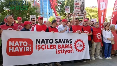 DİSK Kocaeli'den NATO'ya Tepki Gösterildi: 'Emekçiye Öncelik, Savaşa Son'