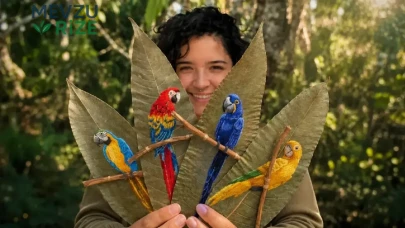 Amanda Leme: Yaprakları Nakış Sanatına Hayat Veriyor