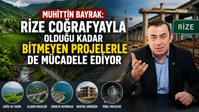 Muhittin Bayrak: Rize Coğrafyayla Olduğu Kadar Bitmeyen Projelerle de Mücadele Ediyor
