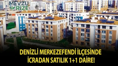 Denizli Merkezefendi'de İcradan Satılacak 1+1 Daire Fırsatı!