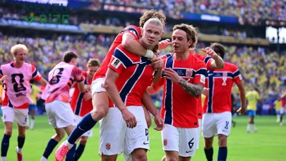 Erling Haaland, Brezilya engelini aştı: Norveç çeyrek finale yükseldi!