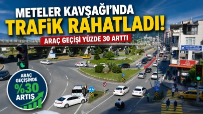 Rize'de Yeni Sinyalizasyon Sonuç Verdi! Araç Geçişi 2 Bin 175'e Çıktı
