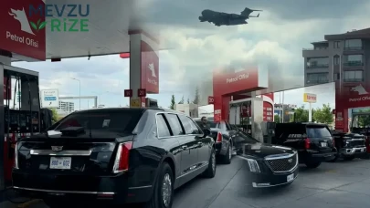 Trump'ın Dev Konvoyu Türkiye'ye Ulaştı: Araçlar ve Helikopter Ekipmanları Ankara'da!