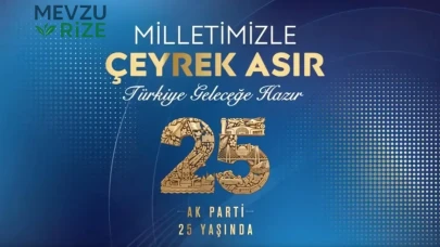 AK Parti 25. Yıl Dönümünü Kutlamak İçin Özel Logo Tasarladı!