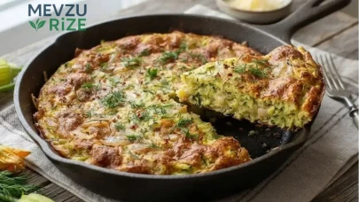 Kahvaltı sofralarına İtalyan dokunuşu: Kabaklı frittata nasıl yapılır?