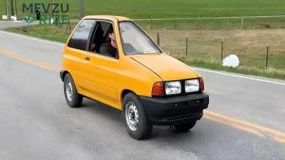 1988 Model Araç Lazerle İkiye Ayrıldı: Sürücüler Hayretler İçinde Kaldı!
