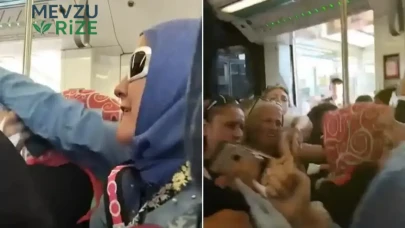 Eminönü Tramvayında Yer İçin Kavga: Yolcular Arasında Arbede Çıktı!